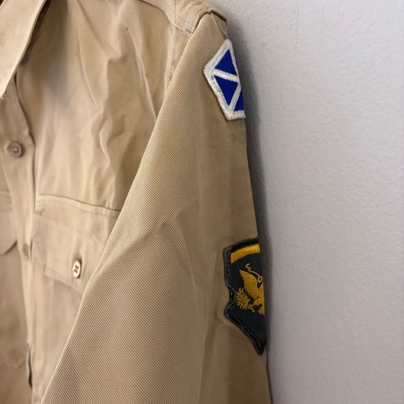 vintage us army khaki shirt - Picture 6 of 12
